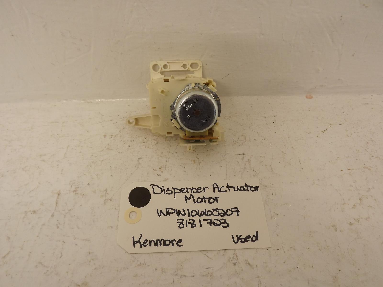 Kenmore Washer WPW10665207 8181723 Dispenser Actuator Motor Used Kenmore Washer WPW10665207 8181723 Dispenser Actuator Motor Used